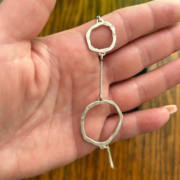 Saundra Messinger Sterling Silver w/Diamond Bracelet - Picture 2 of 5